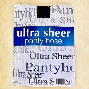 Ultra Sheer Pantyhose Women In Navy Fits 5’- 5’8” Ht & 100 - 160 lbs One Size